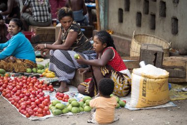   Yerel restoranlar Nosi olmak, Madagaskar, 