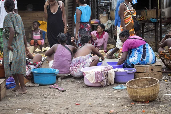 Restaurantes Locais Nosi Madagascar — Fotografia de Stock