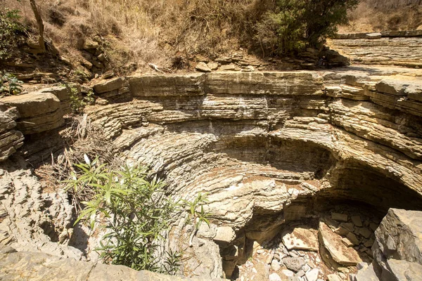 Entrada Río Subterráneo Estación Seca Reserva Ankarana Madagascar — Foto de Stock