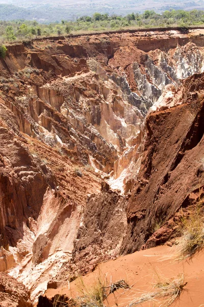 Beautiful View Canyon Erosion Furrows Reserve Tsingy Ankarana Madagascar — Stock Photo, Image