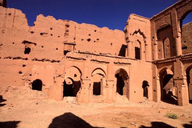 güzel korunmuş eski Kasbah, Fas