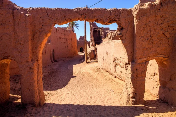 Bela Casbah Antiga Preservada Marrocos — Fotografia de Stock