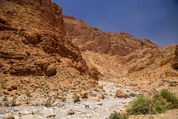 Cidade Com Casas Originais Tijolos Lama Marrocos — Fotografia de Stock