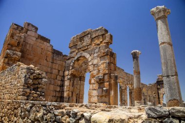 Volubilis - kalıntıları Roma İmparatorluğu, Fas çağından tarihi şehrin