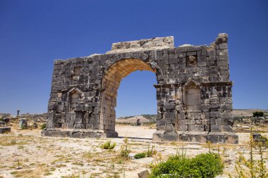 Volubilis - kalıntıları Roma İmparatorluğu, Fas çağından tarihi şehrin