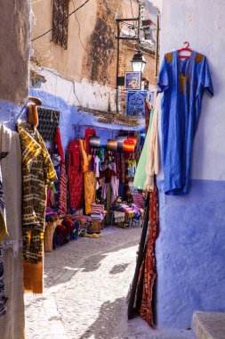 Büyüleyici sokak,: Chefchaouen, Morocco
