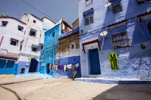 Büyüleyici sokak,: Chefchaouen, Morocco