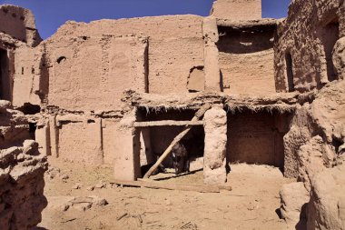 Harabeleri Kasbah yakınındaki Dar Paru Fas.