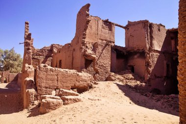 Harabeleri Kasbah yakınındaki Dar Paru Fas.