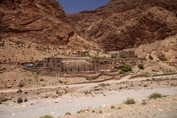 Traditional hotel in Todra Gorge, Morocco