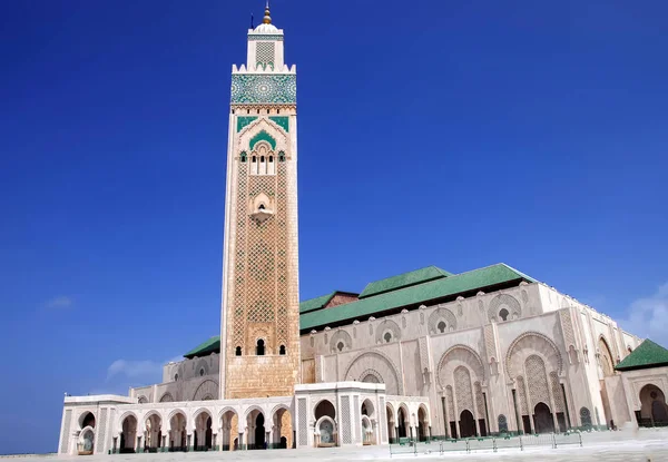 Bela Mesquita Hassan Segundo Casablanca Marrocos — Fotografia de Stock