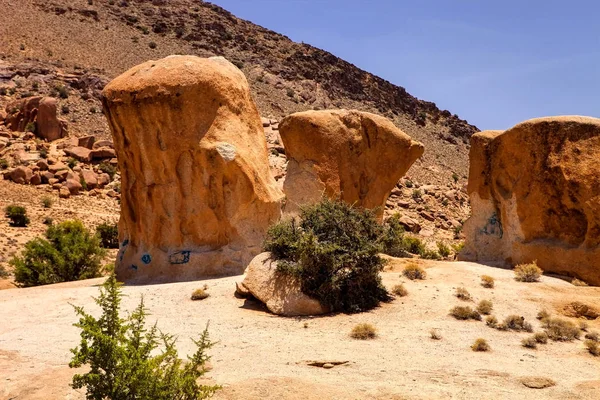 bizarre cluster of rocks, Morocco