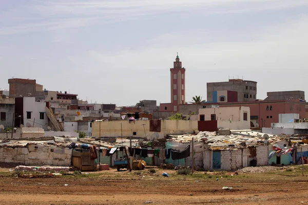 Konut yoksulların - saman içinde belgili tanımlık geçmiş Camii, Asilah, Fas 