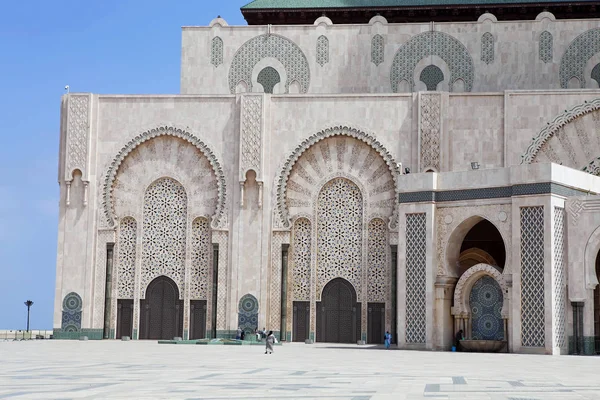 Casablanca Marruecos Mayo 2012 Hermosa Mezquita Hassan Segundo Mayo 2012 —  Fotos de Stock