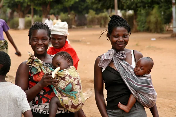 Madre Con Bebé Mozambique — Foto de Stock