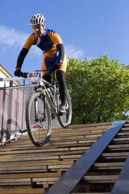 Jihlava, Çek Cumhuriyeti - Mayıs 22st 2016 Şampiyonası Cr 24 Mtb Jihlava Bisiklete binme. Mayıs 22st 2016 Jihlava Çek Cumhuriyeti