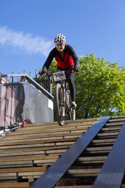 Jihlava, Çek Cumhuriyeti - Mayıs 22st 2016 Şampiyonası Cr 24 Mtb Jihlava Bisiklete binme. Mayıs 22st 2016 Jihlava Çek Cumhuriyeti