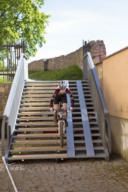 Jihlava, Çek Cumhuriyeti - Mayıs 22st 2016 Şampiyonası Cr 24 Mtb Jihlava Bisiklete binme. Mayıs 22st 2016 Jihlava Çek Cumhuriyeti