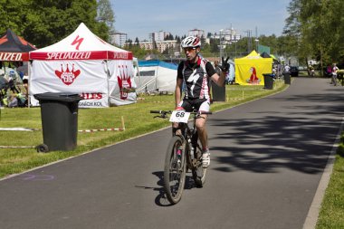 Jihlava, Çek Cumhuriyeti - Mayıs 22st 2016 Şampiyonası Cr 24 Mtb Jihlava Bisiklete binme. Mayıs 22st 2016 Jihlava Çek Cumhuriyeti