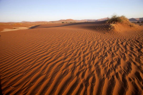 Een Droge Lake Sossusvlei Namibië — Stockfoto