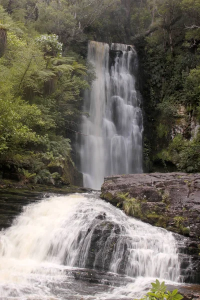 Waterfalls Leanl South Island New Zealand — Stock Photo, Image
