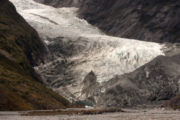 Nuvens Rola Fox Glacier Nova Zelândia South Island — Fotografia de Stock