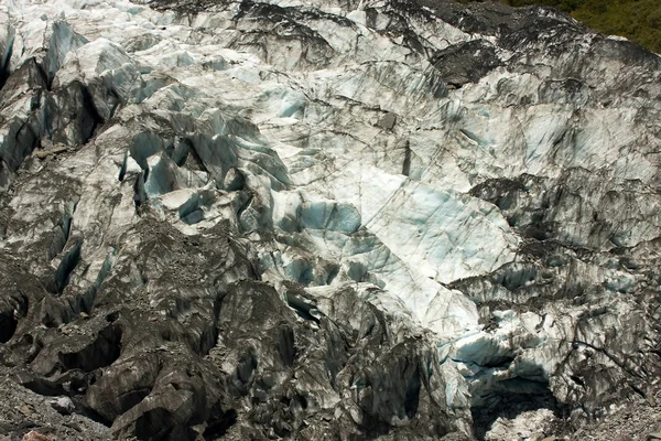 Bizarre Структура Стислих Льоду Лисиця Льодовику Нова Зеландія Південного Острова — стокове фото