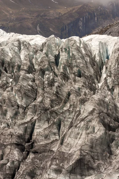 Nuvens Rola Fox Glacier Nova Zelândia South Island — Fotografia de Stock