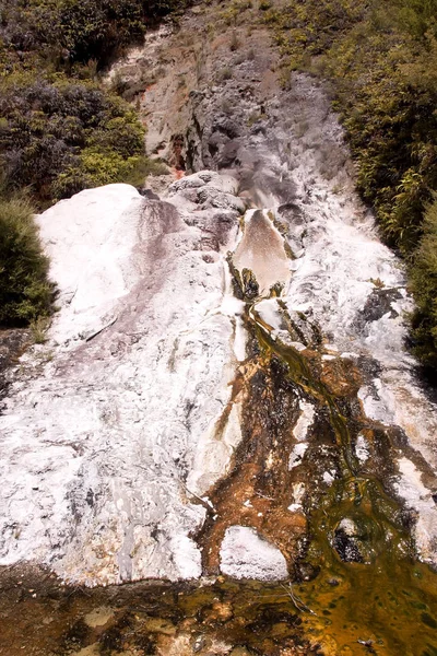 Cascada Diamantes Rotorua Nueva Zelanda Isla Del Norte — Foto de Stock