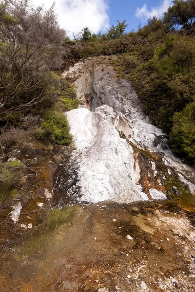 Cachoeira Diamante Orakei Korako Nova Zelândia North Island — Fotografia de Stock