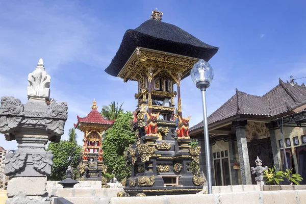 Festligt Dekorerade Hinduiska Templet Pura Ped Nusa Penida Bali Indonesien — Stockfoto