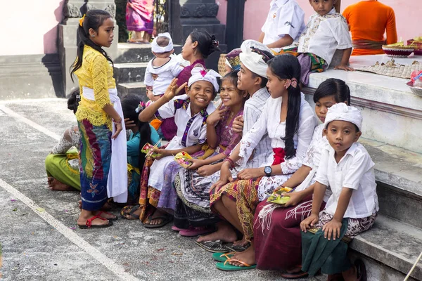 Peleas Gallos Ceremonias Hindúes Nusa Penida Bali Indonesia — Foto de Stock