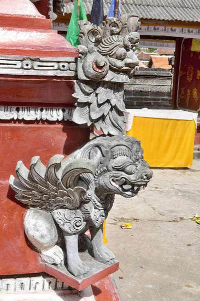 statue of a demon, Hindu ceremony Nusa Penida-Bali, Indonesia