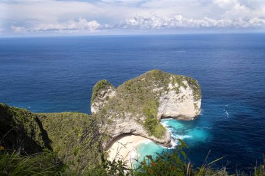 Tapınak arabalar, Nusa Penida, Endonezya kutluyor arabalar