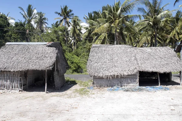 Pobres Recolectores Algas Nusa Penida Indonesia — Foto de Stock