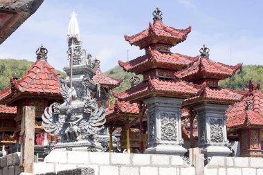 pagodadan Tapınağı hindu, Nusa Penida, Endonezya