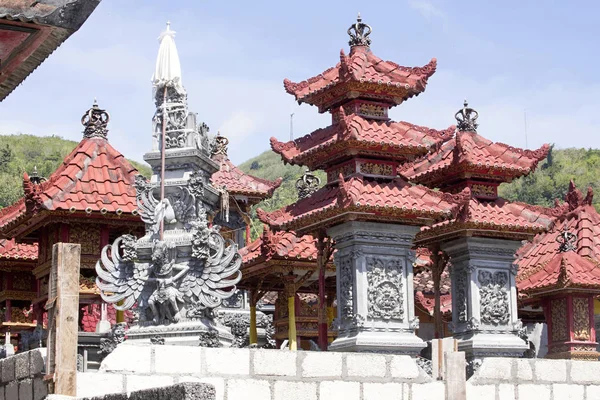 Las Pagodas Templo Hindú Nusa Penida Indonesia —  Fotos de Stock