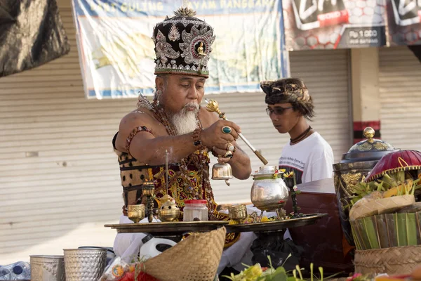 Hindu Manevi Nimet Içinde Sampalan Nusa Penida Endonezya Yeni Bir — Stok fotoğraf