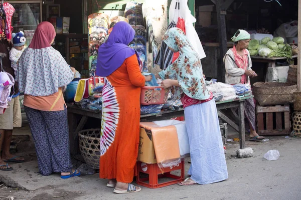 Mujeres Musulmanas Mercado — Foto de Stock
