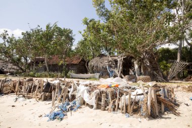 Nusa Penida Batı Sahili, Endonezya kirli