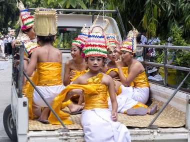  Hindu törenleri, Ped, Nusa Penida, Endonezya 