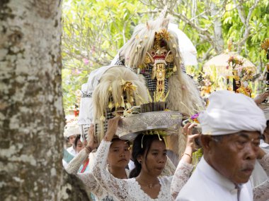  Hindu törenleri, Ped, Nusa Penida, Endonezya 