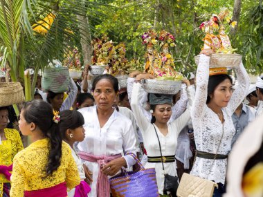 Hindu törenleri, Ped, Nusa Penida, Endonezya 