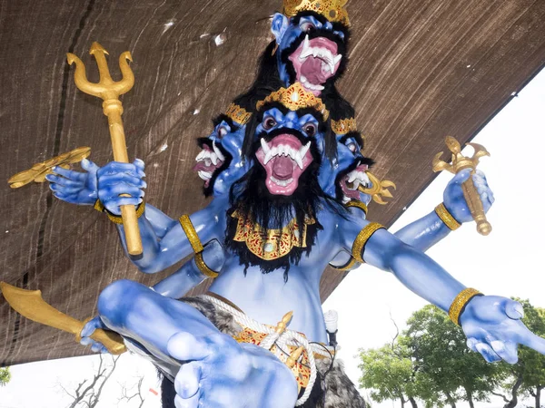 Statue Des Meeresgottes Hinduistische Zeremonien Ped Nusa Penida Indonesien — Stockfoto