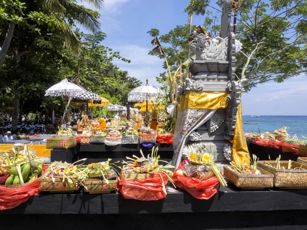 Hindu Törenleri Ped Nusa Penida Endonezya — Stok fotoğraf