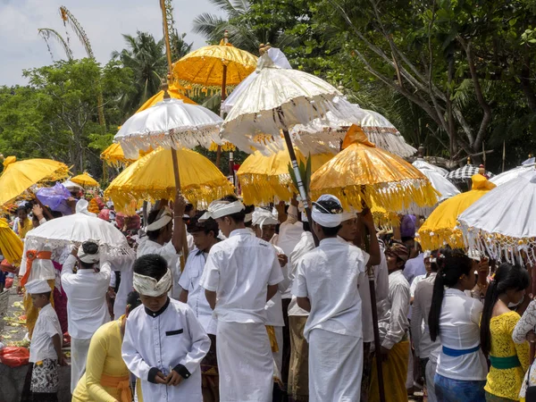 Hinduistische Zeremonien Ped Nusa Penida Indonesien — Stockfoto