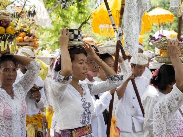 Ceremonia Hindú Ped Nusa Penida Indonesia —  Fotos de Stock