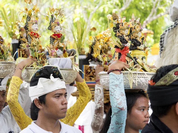Индуистские Церемонии Пед Нуса Пенида Индонезия — стоковое фото