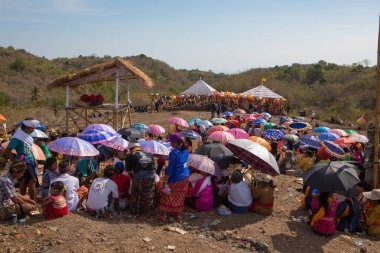 Hindu cenazesi, Sebuluh, Nusa Penida provinz. Bali, Endonezya 