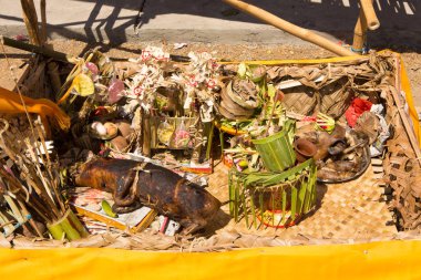 Hindu cenazesi, Sebuluh, Nusa Penida provinz. Bali, Endonezya 